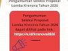 PENGUMUMAN SELEKSI PROPOSAL LOMBA KRENOVA KABUPATEN KLATEN TAHUN 2026