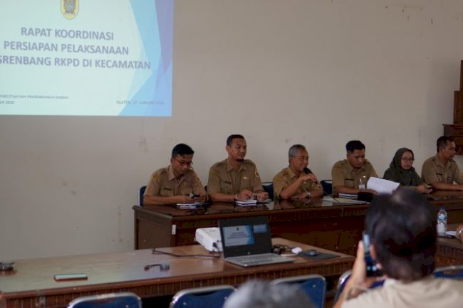 Musrenbang RKPD 2021 di Kecamatan Digelar Awal Februari
