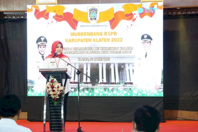 Pemulihan Ekonomi menjadi Fokus Pembangunan Klaten Tahun 2022