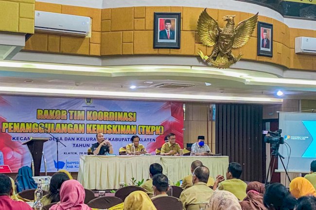 Rapat Tim Koordinasi Penanggulangan Kemiskinan (TKPK) Kecamatan, TKPK Desa dan TKPK Kelurahan.