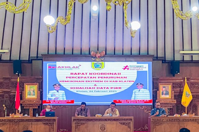 Bappedalitbang Gelar Sosialisasi Percepatan Verifikasi Data Kemiskinan Ekstrem Klaten