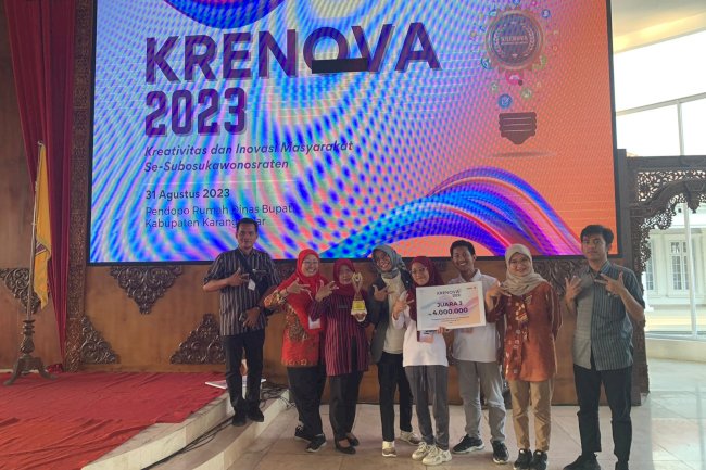 Klaten Raih Juara III di Lomba Krenova Tingkat Soloraya Tahun 2023 Kategori Masyarakat Umum
