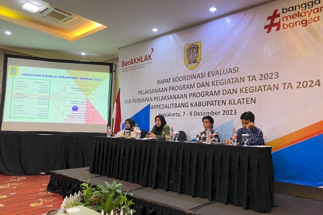 Rakor Evaluasi Pelaksanaan Program Kegiatan TA 2023 dan Rencana TA 2024