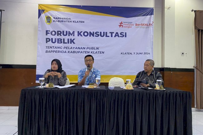 Tingkatkan Kualitas, Bapperida Gelar FKP Pelayanan Publik