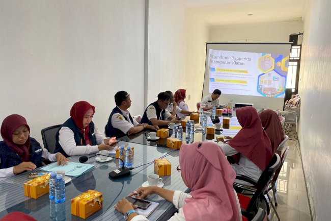 Mewujudkan Badan Publik Informatif, Bapperida Terima Visitasi KIP 