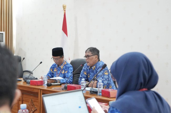 EXIT MEETING EVALUASI PERENCANAAN DAN PENGANGGARAN PEMERINTAH DAERAH KABUPATEN KLATEN TA 2025
