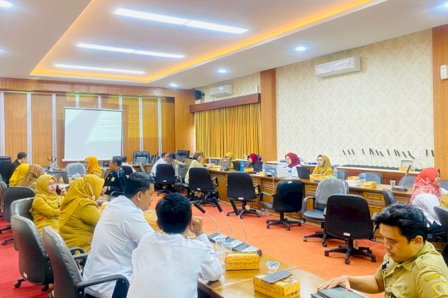 BAPPERIDA SELARASKAN DATA EVALUASI RENJA PERANGKAT DAERAH