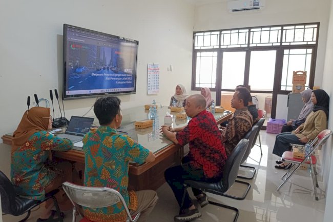 BAPPERIDA KLATEN TERIMA KUNJUNGAN DISHUB SLEMAN TERKAIT KPBU ALAT PENERANGAN JALAN