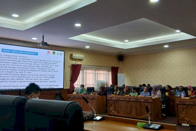 AJUKAN DOSSIER GEOPARK KLATEN MASUK TAHAP AKHIR PENGUSULAN