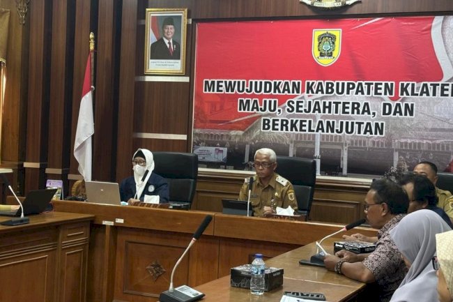 BAPPERIDA LAKSANAKAN KOORDINASI  RENCANA AKSI DAERAH PENYANDANG DISABILITAS KABUPATEN KLATEN TAHUN 2024-2026