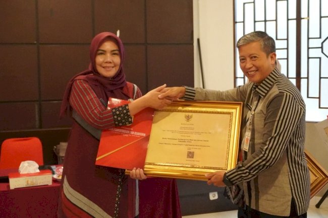 BAPPERIDA RAIH PENGHARGAAN ATAS PENGAWASAN INTERNAL KEARSIPAN TAHUN 2025