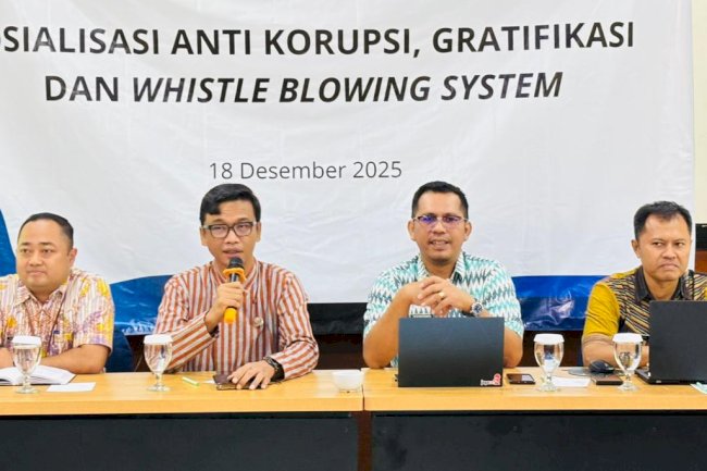 BAPPERIDA SELENGGARAKAN SOSIALISASI ANTI KORUPSI, GRATIFIKASI DAN WHISTLE BLOWING SYSTEM