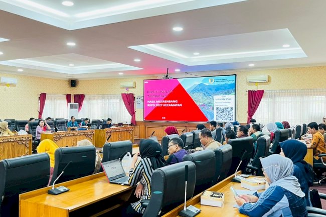 TINDAK LANJUTI HASIL MUSRENBANGCAM, BAPPERIDA LAKSANAKAN INPUT USULAN TAMBAHAN