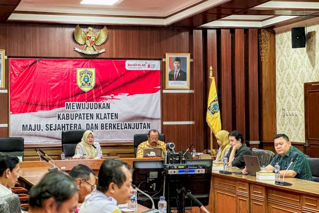 BAPPERIDA GELAR KOORDINASI  PEMENUHAN HAK PENYANDANG DISABILITAS KABUPATEN KLATEN 