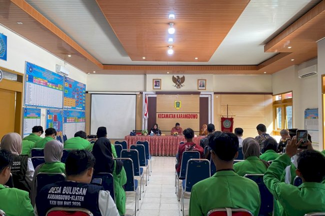BAPPERIDA LAKASANAKAN MONEV  KKN TAHUN 2026 SERTA PENDAMPINGAN PENGINPUTAN INOVASI DAERAH DI KECAMATAN KARANGDOWO