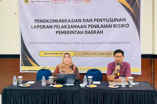 BAPPERIDA KLATEN PERKUAT PENGELOLAAN RISIKO STRATEGIS PEMERINTAH DAERAH
