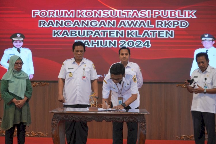 Klaten Gelar Konsultasi Publik Rancangan Awal RKPD 2024