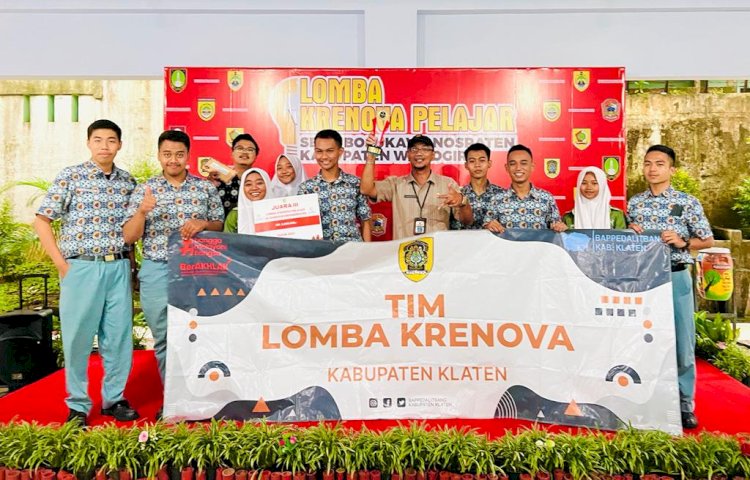 Klaten Bawa Pulang Juara 3 di Ajang Lomba Krenova Pelajar Se Subosukawonosraten