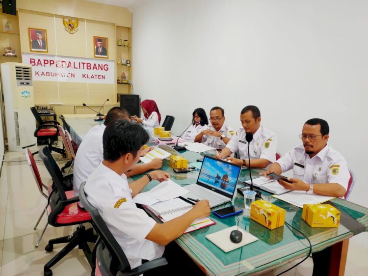 26 SKPD Kabupaten Klaten Ikuti Desk Pembahasan dan Penajaman Perubahan Renja Perangkat Daerah Tahun 2023