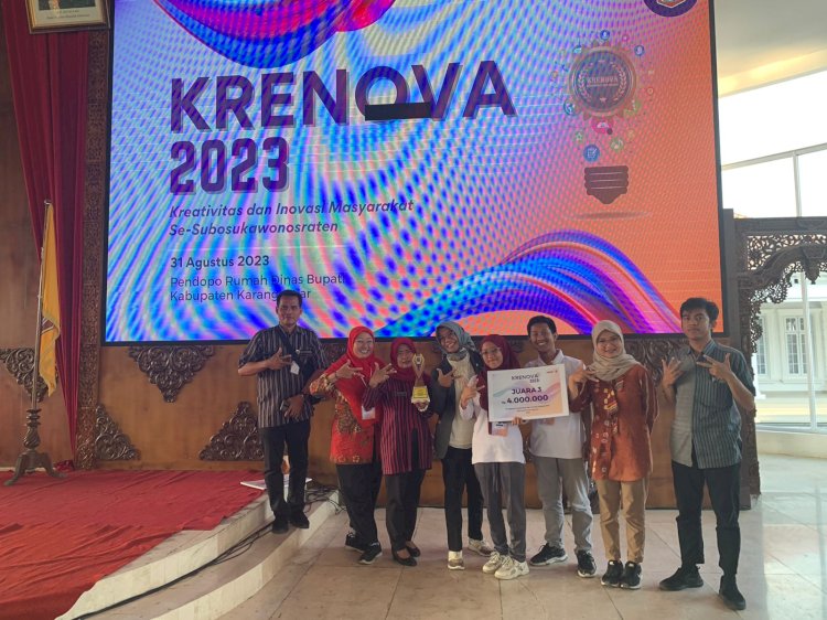 Klaten Raih Juara III di Lomba Krenova Tingkat Soloraya Tahun 2023 Kategori Masyarakat Umum
