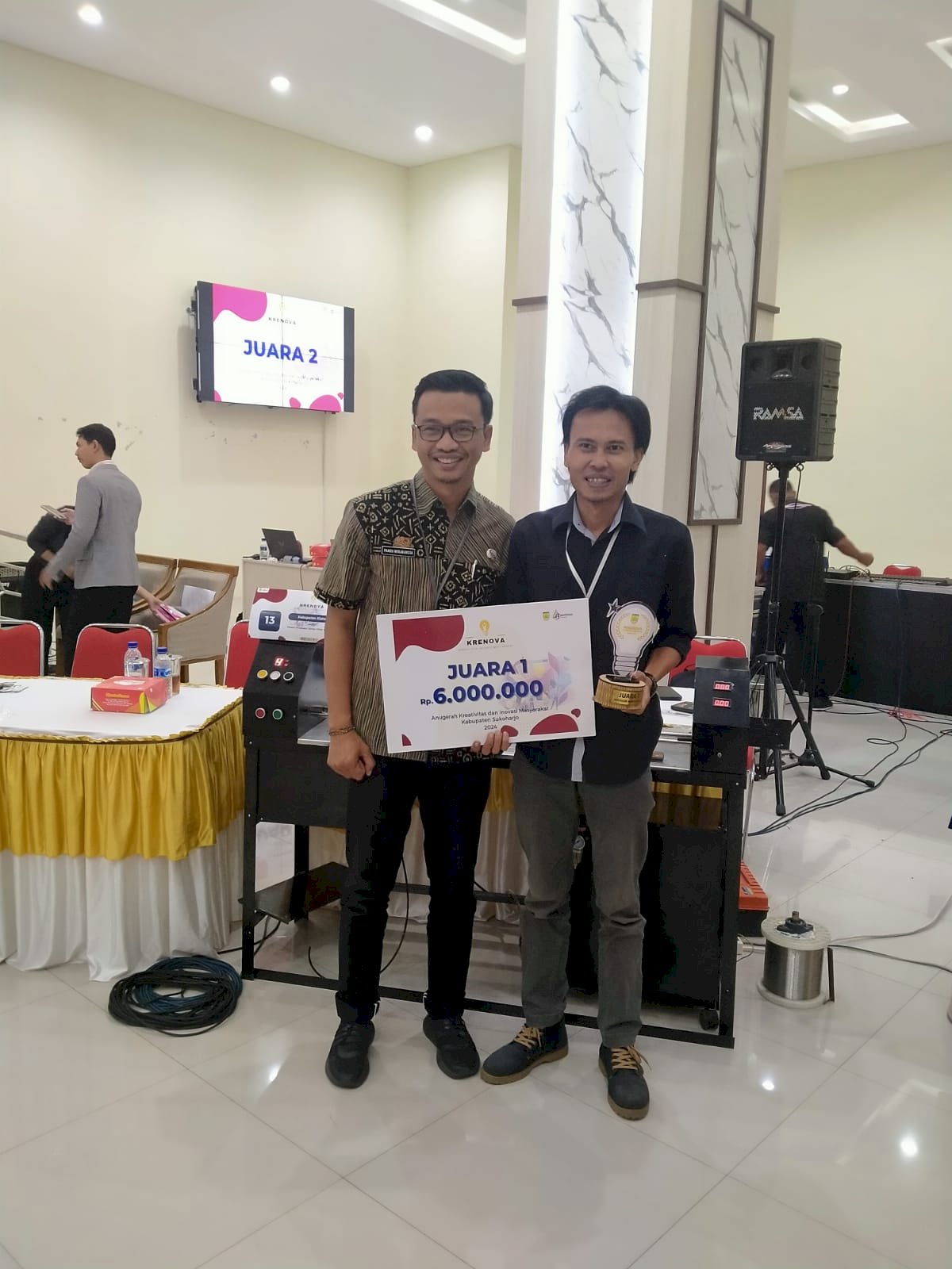 Kabupaten Klaten Memperoleh Juara 1 di Ajang Lomba Krenova Soloraya Kategori Umum Tahun 2024