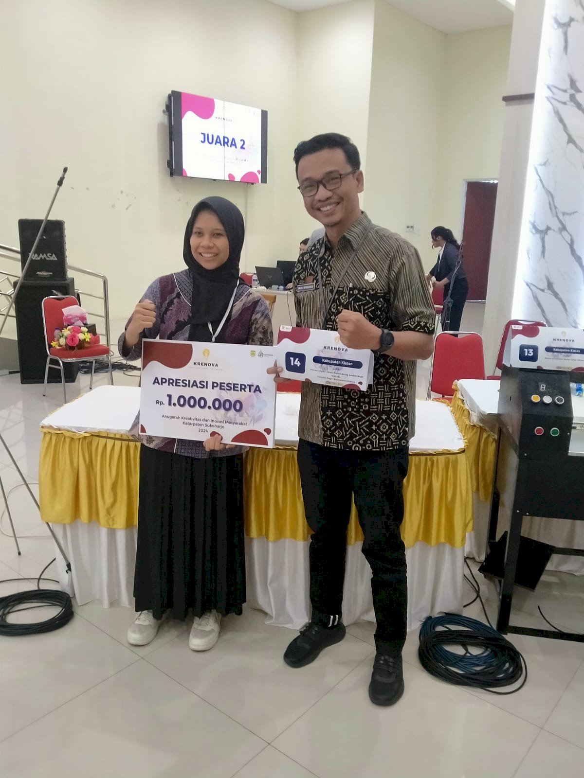 Kabupaten Klaten Memperoleh Juara 1 di Ajang Lomba Krenova Soloraya Kategori Umum Tahun 2024