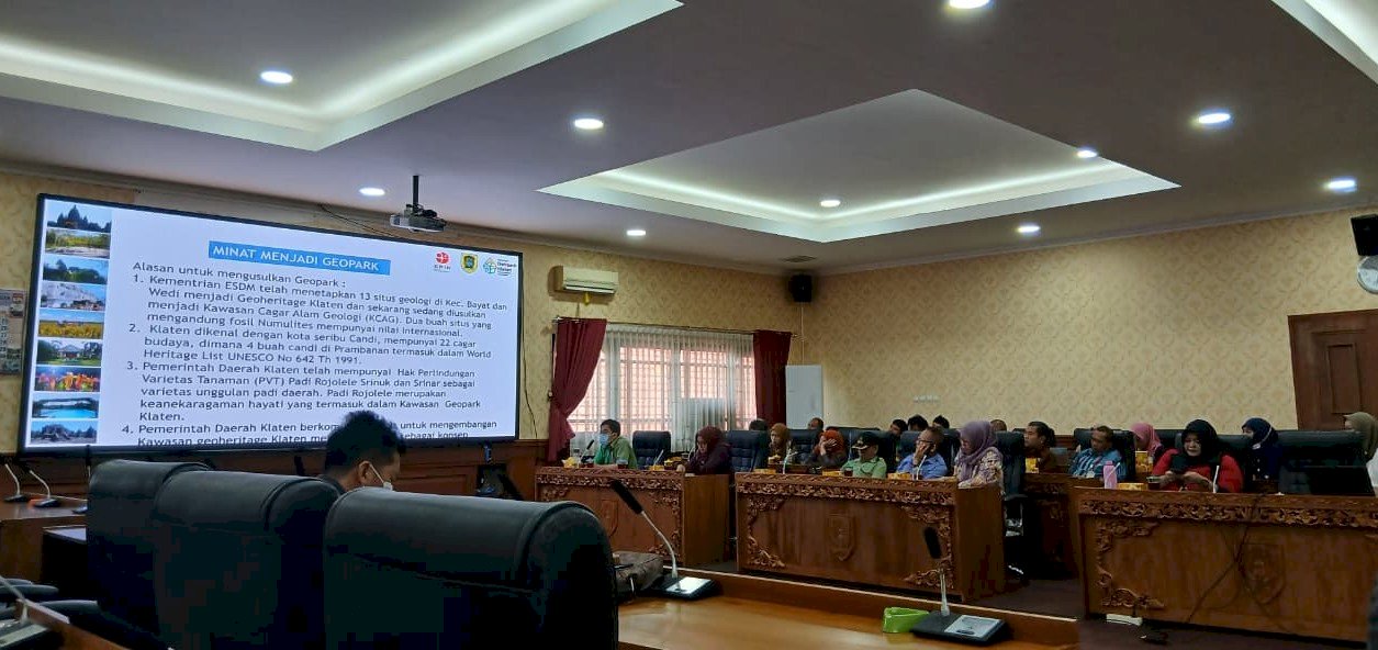 AJUKAN DOSSIER GEOPARK KLATEN MASUK TAHAP AKHIR PENGUSULAN