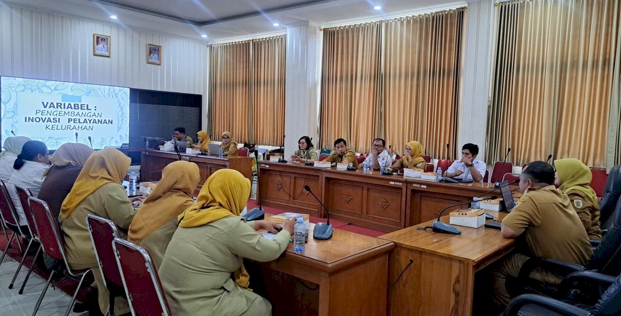 GELAR RAKOR KELURAHAN, BAPPERIDA LAKUKAN LANGKAH AWAL PELAKSANAAN PENILAIAN KINERJA 