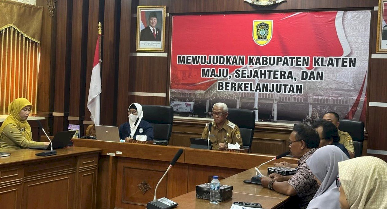BAPPERIDA LAKSANAKAN KOORDINASI  RENCANA AKSI DAERAH PENYANDANG DISABILITAS KABUPATEN KLATEN TAHUN 2024-2026