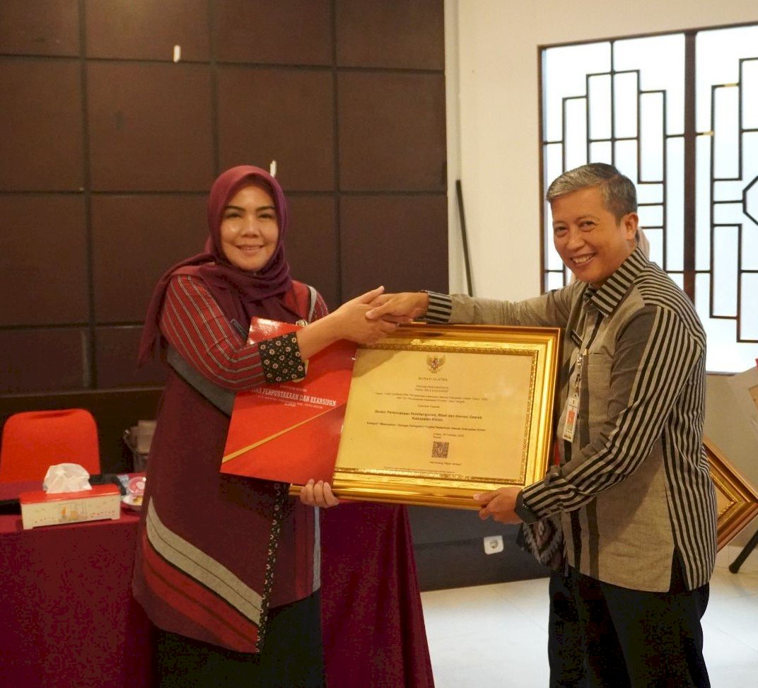 BAPPERIDA RAIH PENGHARGAAN ATAS PENGAWASAN INTERNAL KEARSIPAN TAHUN 2025