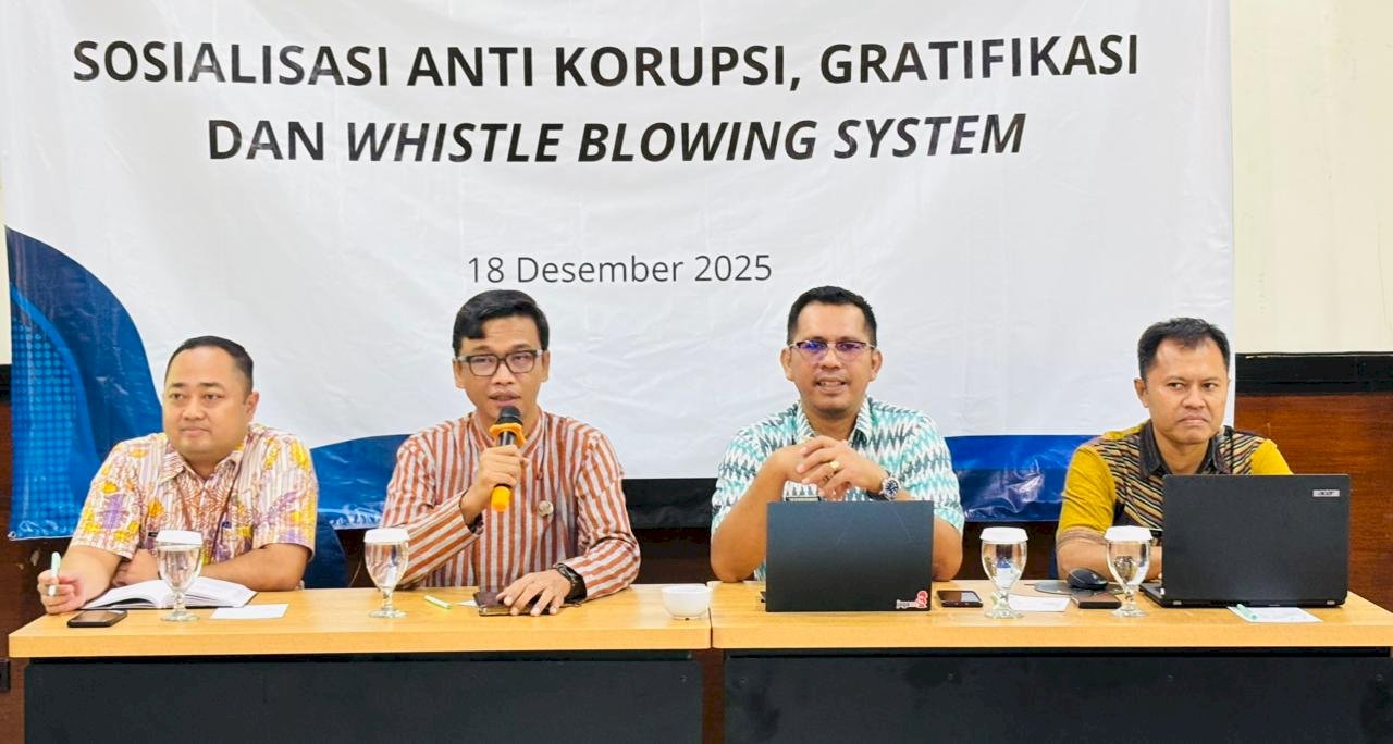 BAPPERIDA SELENGGARAKAN SOSIALISASI ANTI KORUPSI, GRATIFIKASI DAN WHISTLE BLOWING SYSTEM