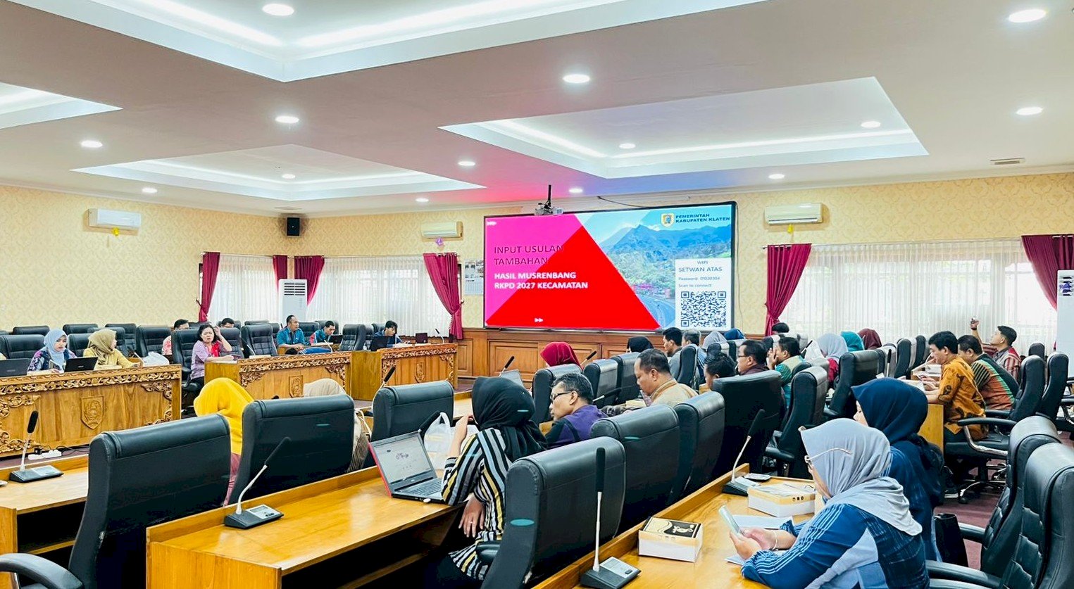 TINDAK LANJUTI HASIL MUSRENBANGCAM, BAPPERIDA LAKSANAKAN INPUT USULAN TAMBAHAN