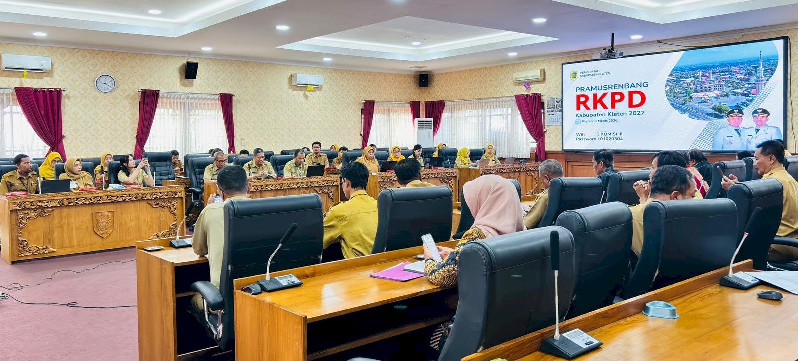 BAPPERIDA KLATEN GELAR FORUM LINTAS PERANGKAT DAERAH/PRA MUSRENBANG RKPD 2027