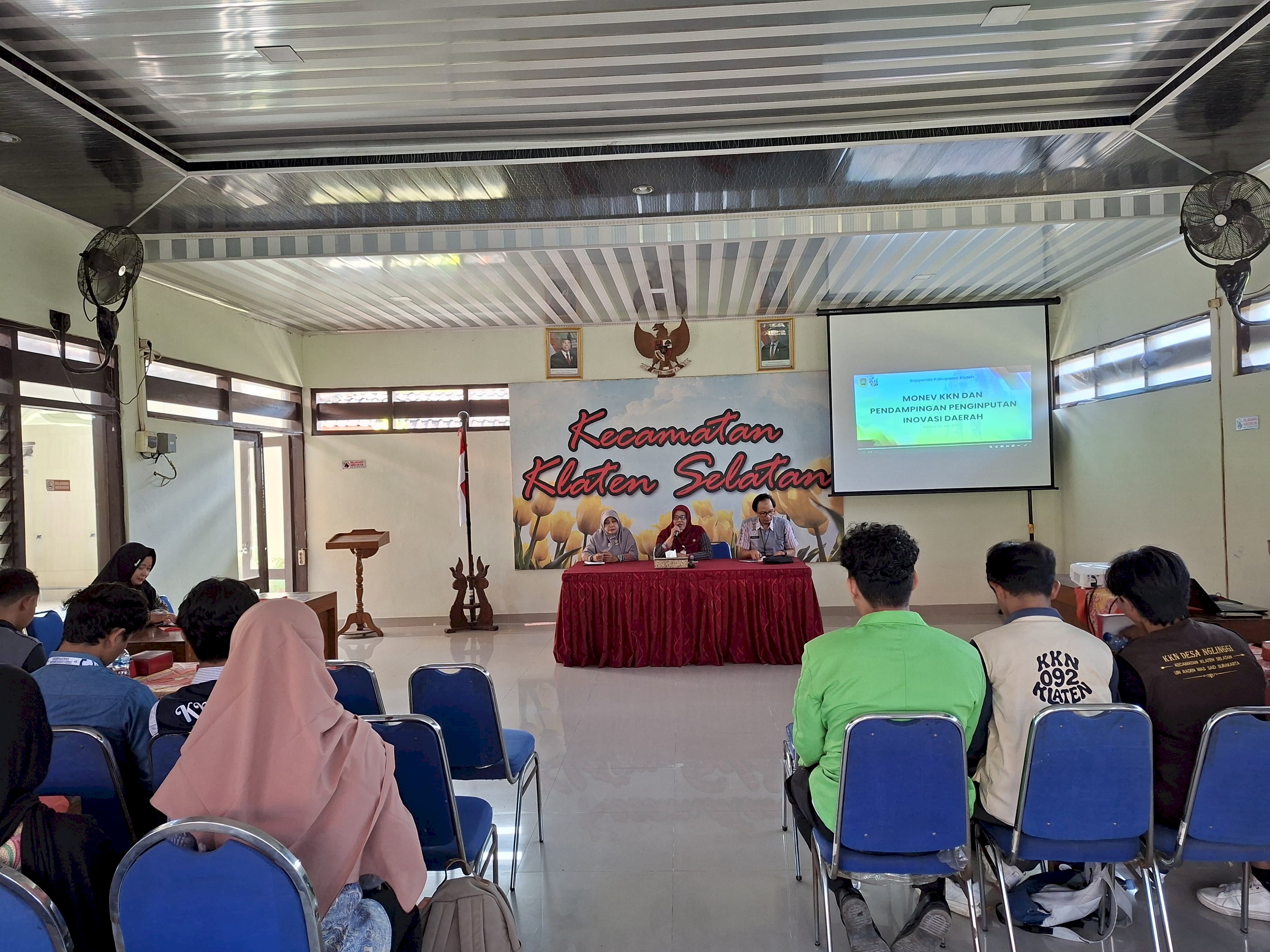 BAPPERIDA LAKSANAKAN MONEV KKN DAN PENGINPUTAN INOVASI DAERAH DI WILAYAH KLATEN SELATAN