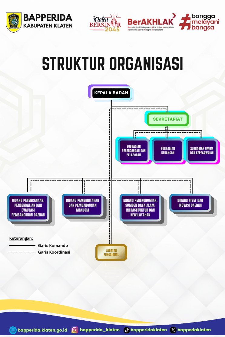 Struktur Organisasi Bapperida