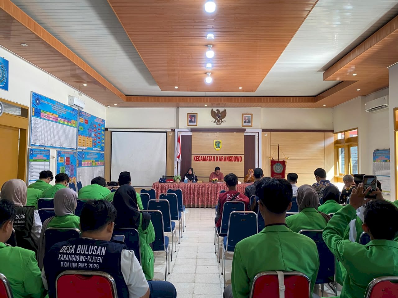 BAPPERIDA LAKASANAKAN MONEV  KKN TAHUN 2026 SERTA PENDAMPINGAN PENGINPUTAN INOVASI DAERAH DI KECAMATAN KARANGDOWO