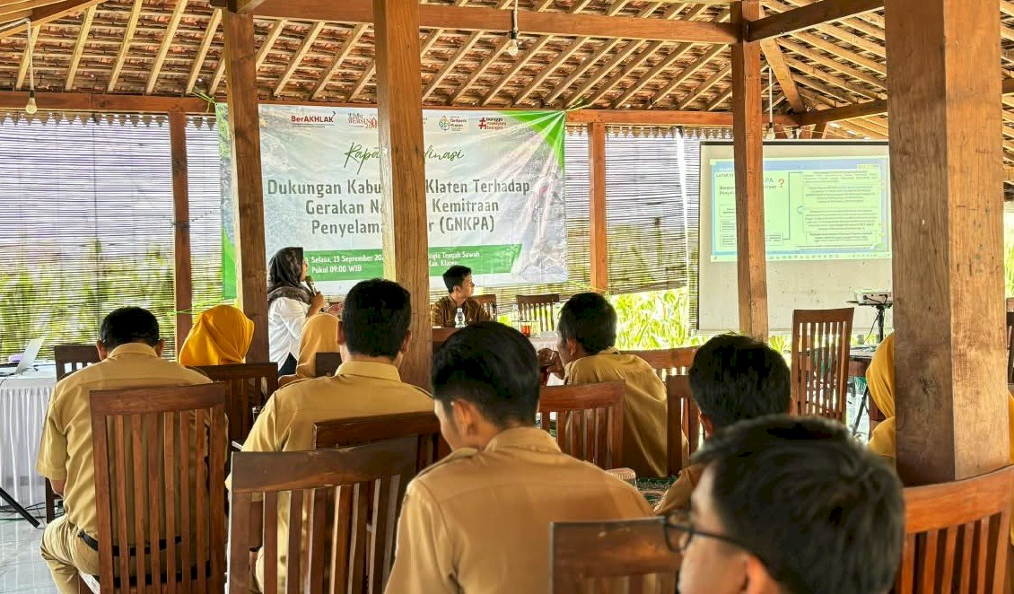 ANTISIPASI KRISIS AIR, BAPPERIDA KLATEN DORONG GERAKAN KEMITRAAN PENYELAMATAN AIR