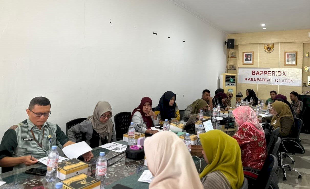 DUKUNG PELAKSANAAN PKG DI KLATEN, BAPPERIDA GELAR RAKOR PENYUSUNAN DOKUMEN PKG