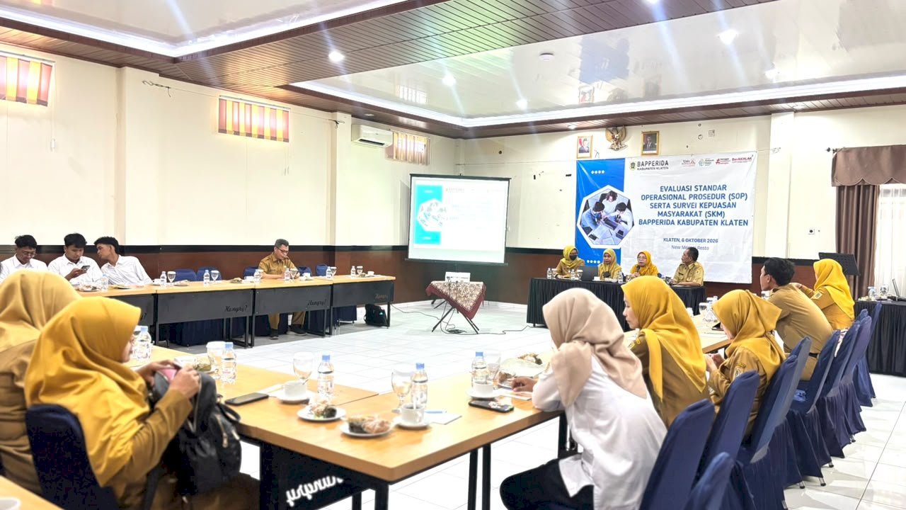 BAPPERIDA SELENGGARAKAN EVALUASI SOP DAN SKM UNTUK PELAYANAN PRIMA