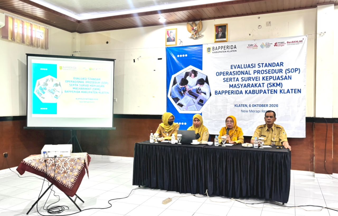 BAPPERIDA SELENGGARAKAN EVALUASI SOP DAN SKM UNTUK PELAYANAN PRIMA